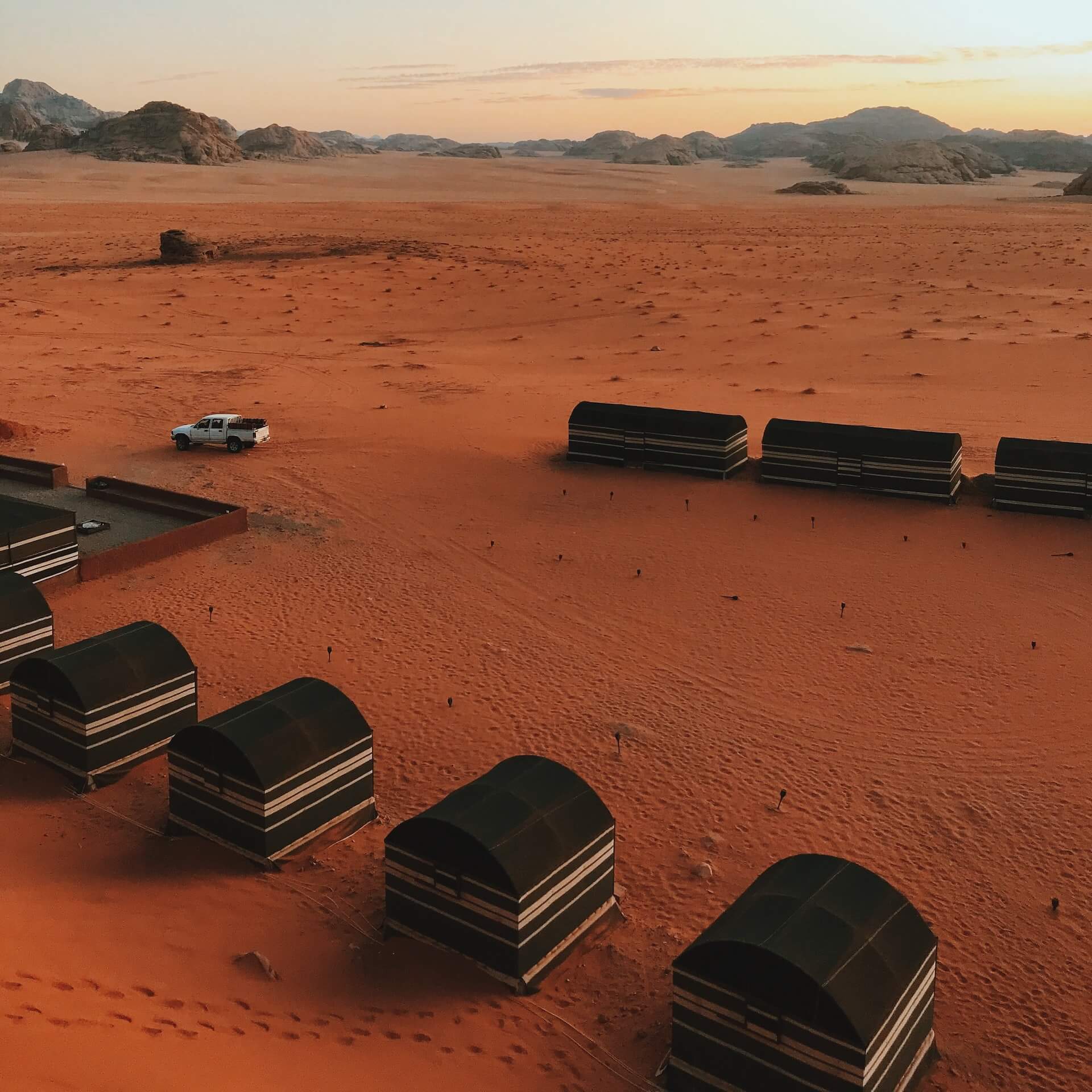 Bedoeïenen kamp in Wadi Rum