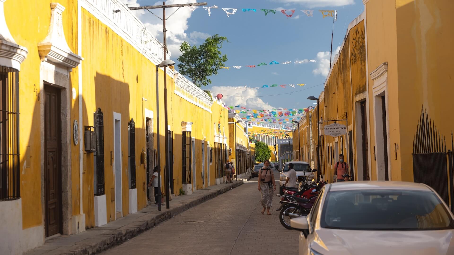 Straat in Izamal