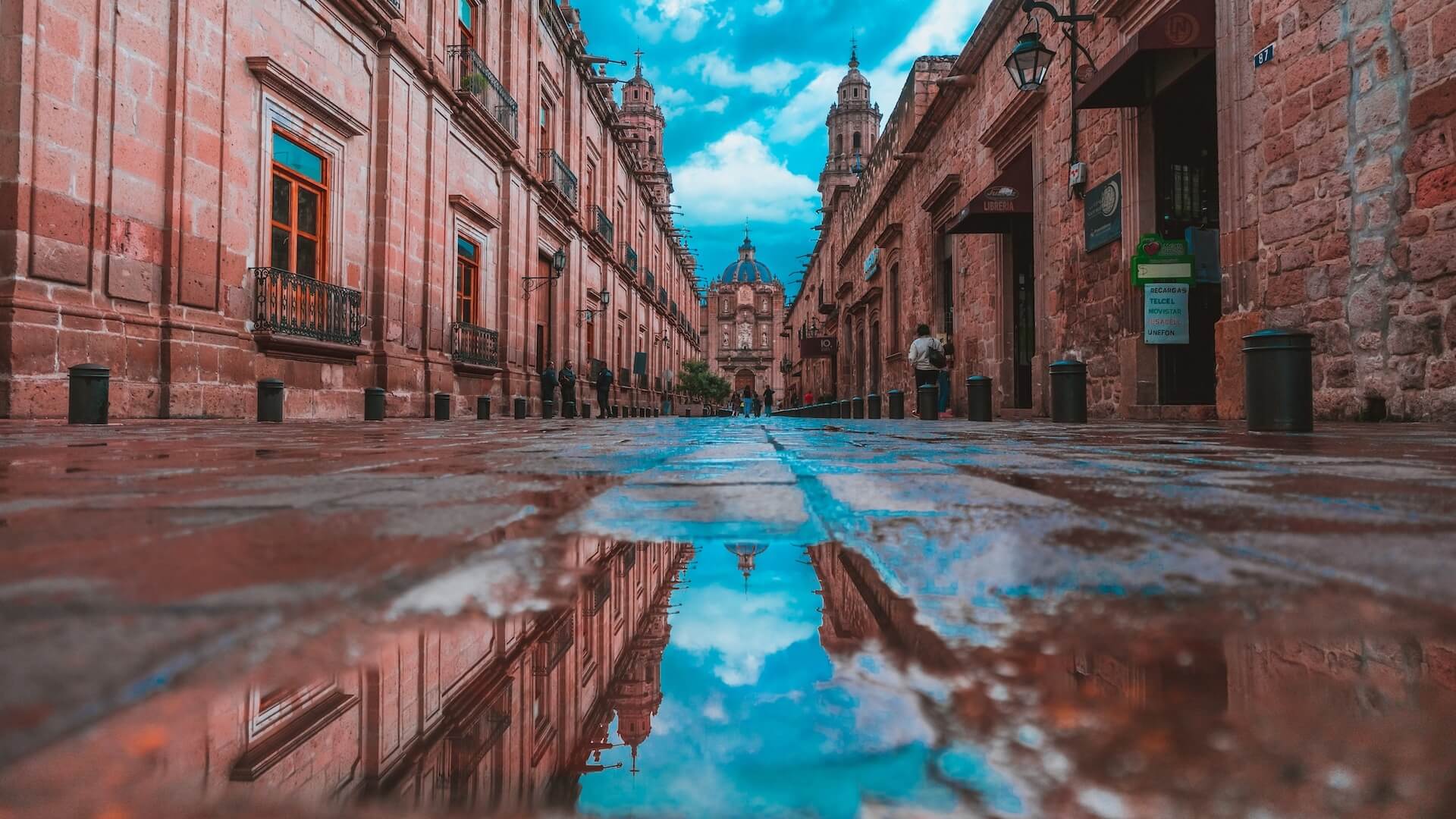 Een regenachtige dag in Mexico