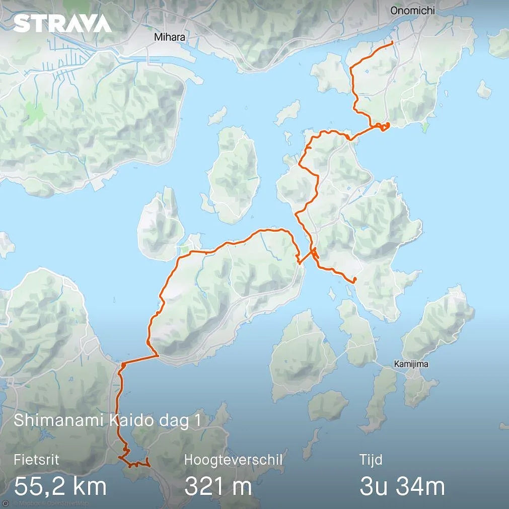 Shimanami Kaido fietsroute